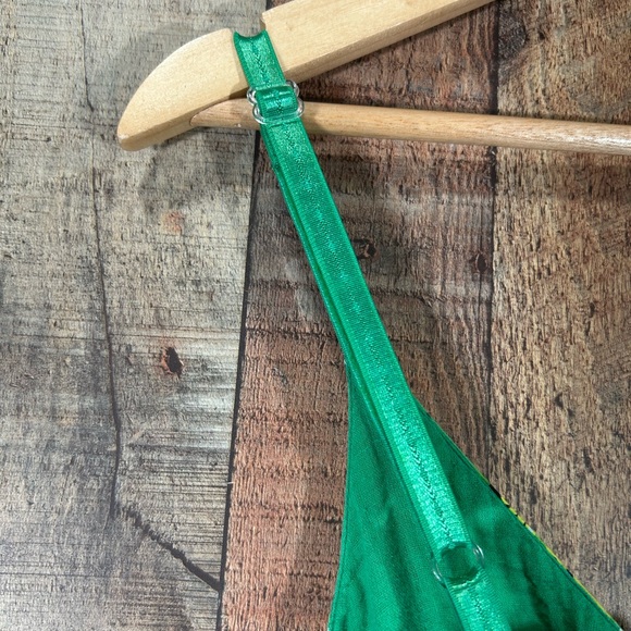 Green Floral Boho Medium Maxi Dress Cottagecore Festival Cotton Sundress Spring - Picture 8 of 9